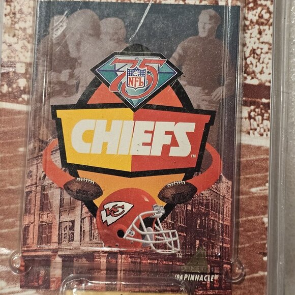 90s Kansas City Chiefs Gift Pin Card Set Pinnacle 1994 75 yr Retrospect Retro - Picture 4 of 12